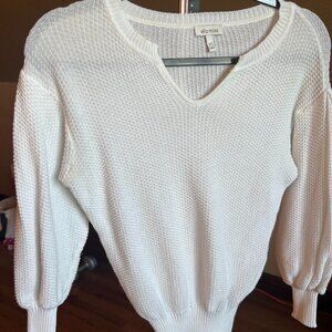 Ella Moss White Long Sleeve XS